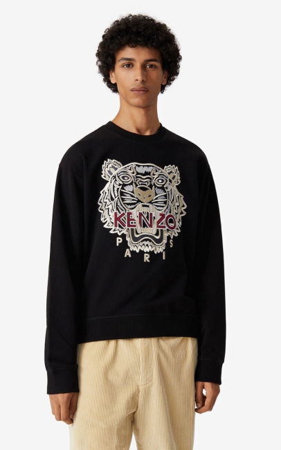 Kenzo Men Tiger Sweatshirt Black